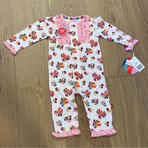 NWT Magnetic Me Groove In Heart Ruffle Coverall